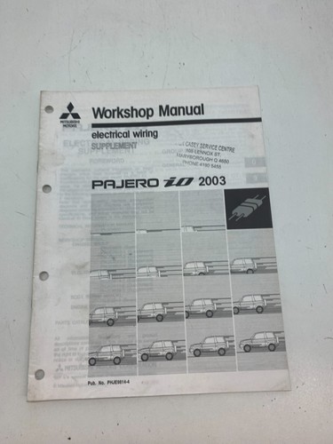 Mitsubishi workshop manual - workshop,