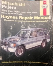Haynes Manual Misubishi Pajero