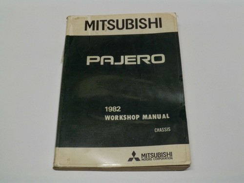 Factory mitsubishi pajero - pajero, 1982